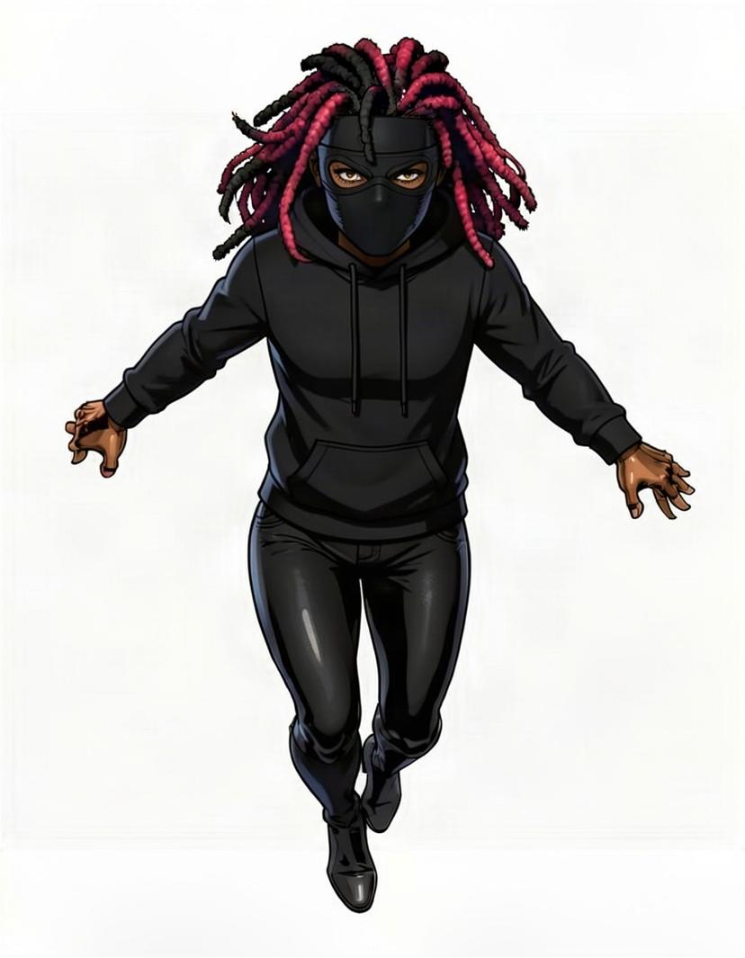 Lucia aka Chaos, a Invincible OC made on GenTube