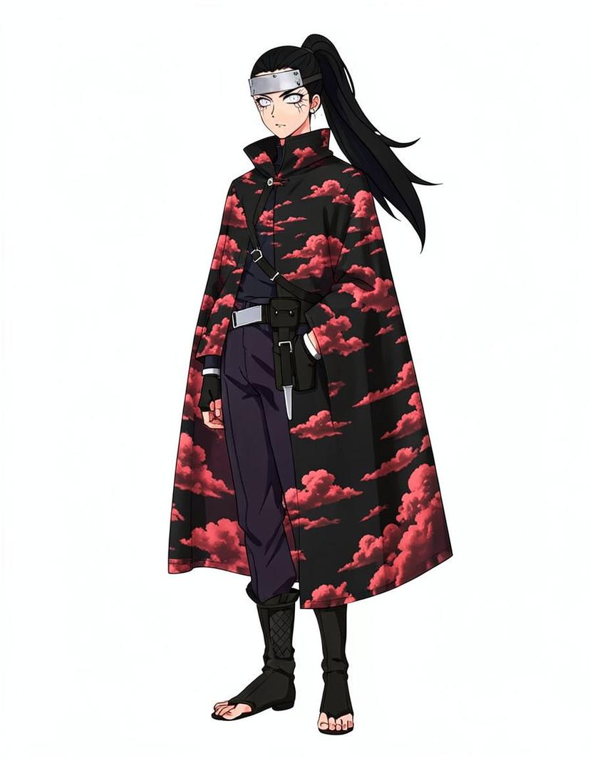 Nightshade Kuro, a Naruto OC made on GenTube