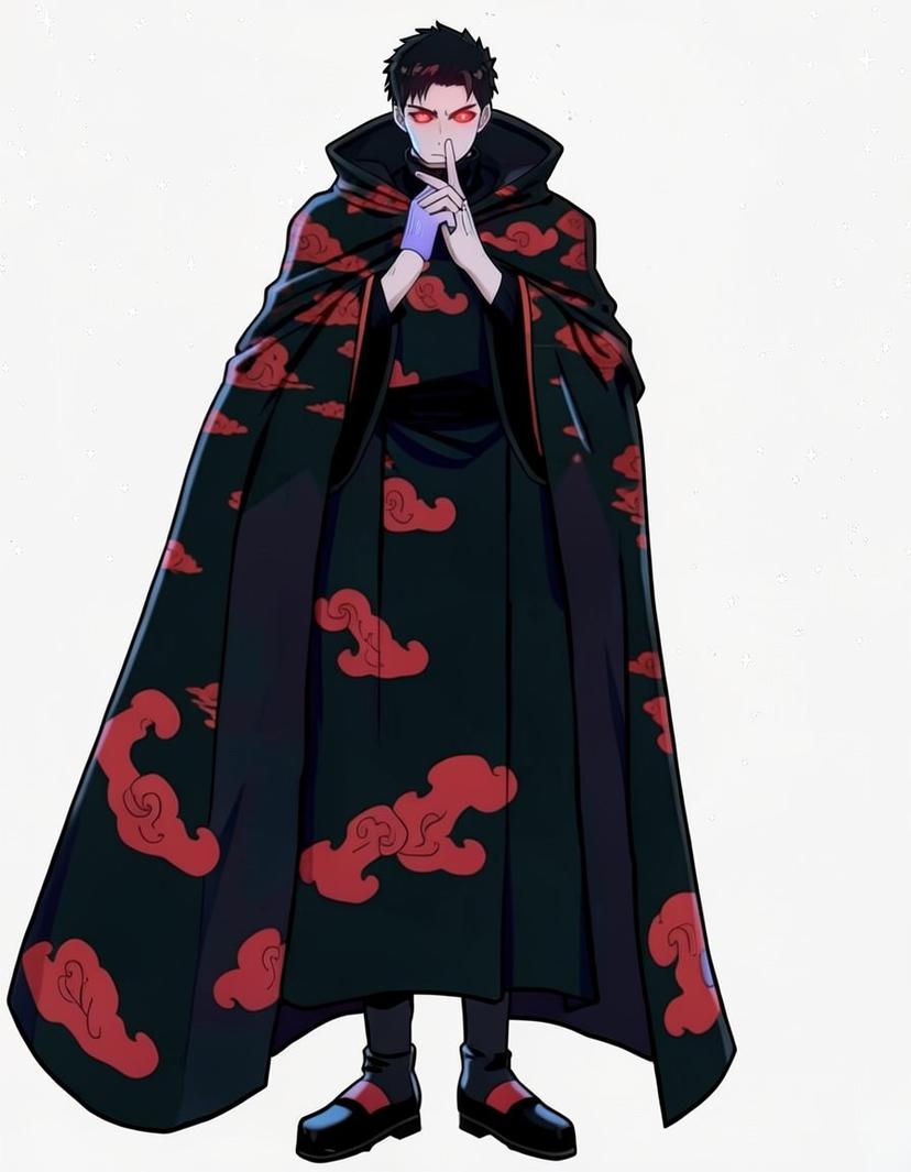 Ravenflare, a Naruto OC made on GenTube