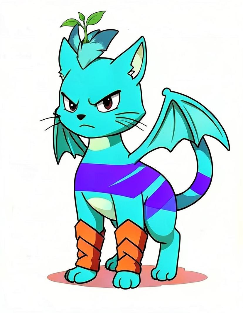 Drakepaw, a Pokemon OC made on GenTube