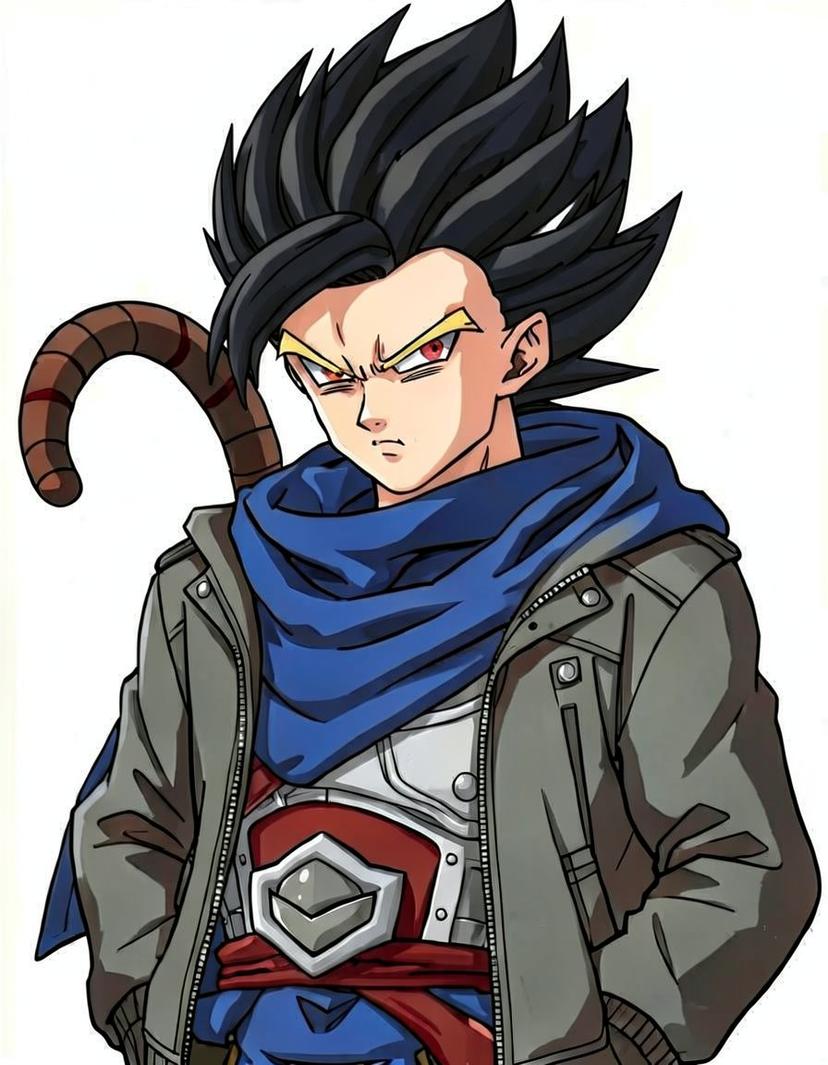 Raze Kuro, a Dragon Ball OC made on GenTube
