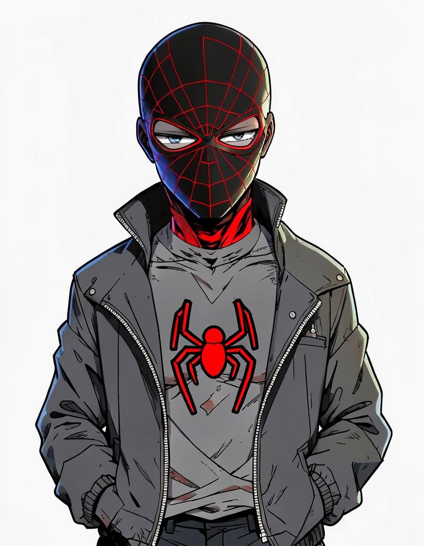 Crimson Web, a Spider Man OC made on GenTube