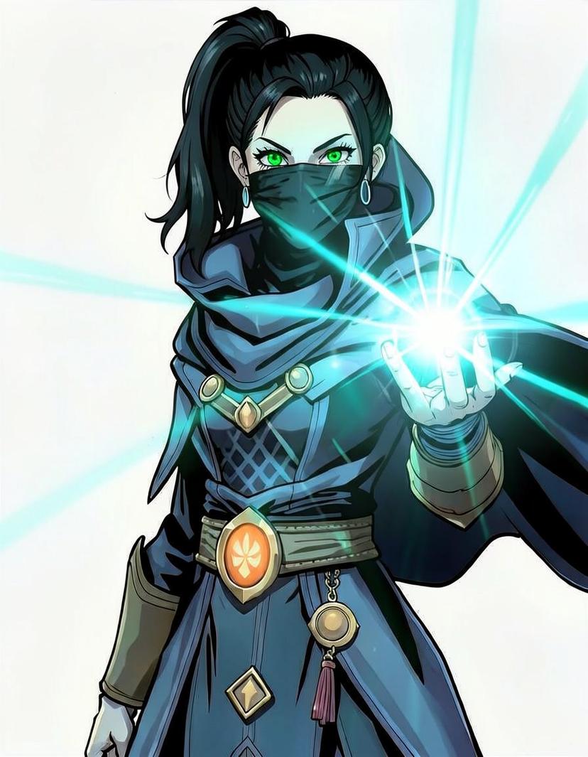 Shadeveil, a Marvel Superhero OC made on GenTube