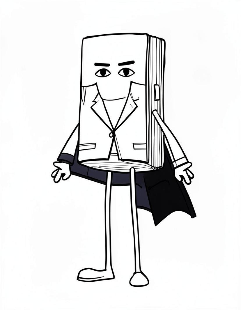 90s book, a Dandys World OC made on GenTube