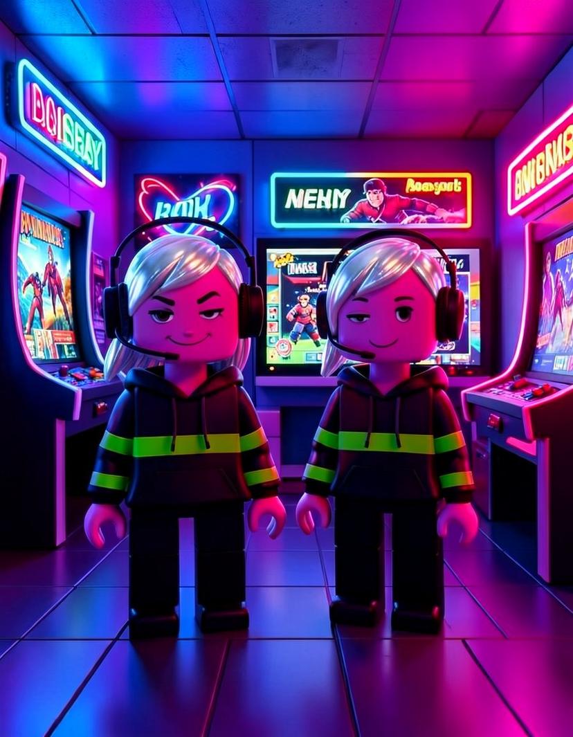 NeonShade, a Roblox OC made on GenTube