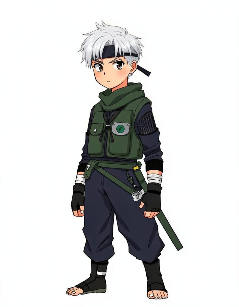 Silentleaf, a Naruto OC made on GenTube