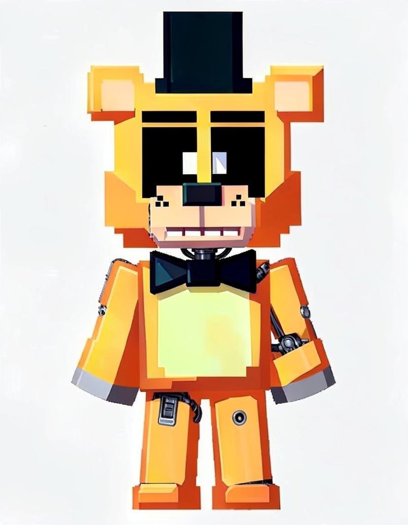 golden freddy, a Undertale OC made on GenTube