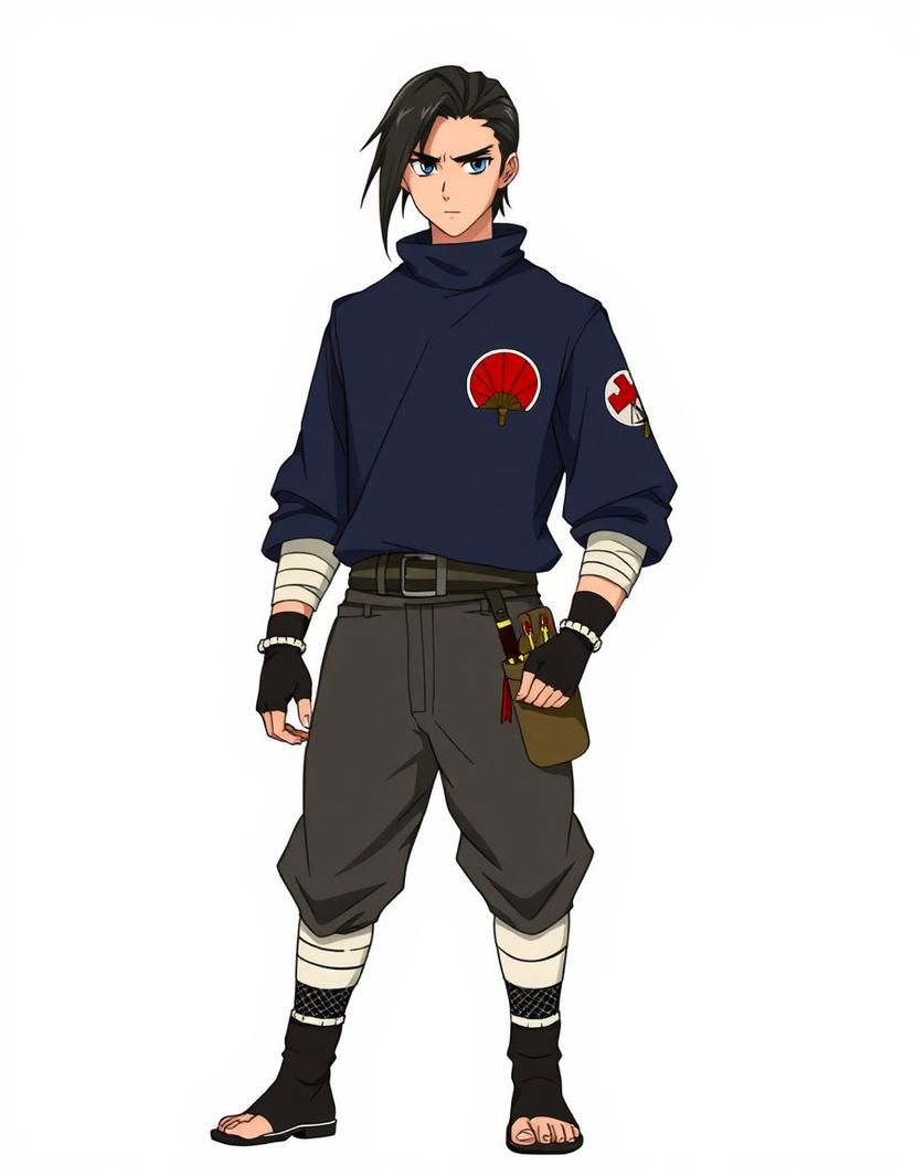 Silent Fan, a Naruto OC made on GenTube