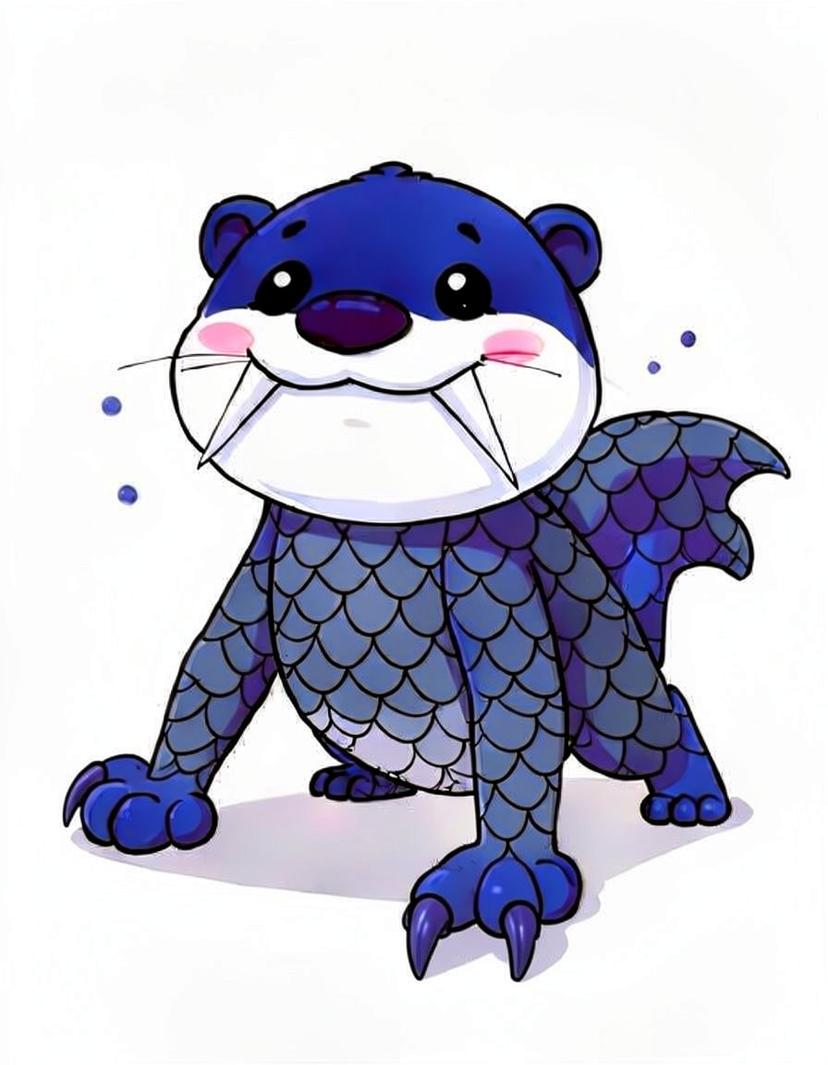Aqua Fanglet, a Pokemon OC made on GenTube