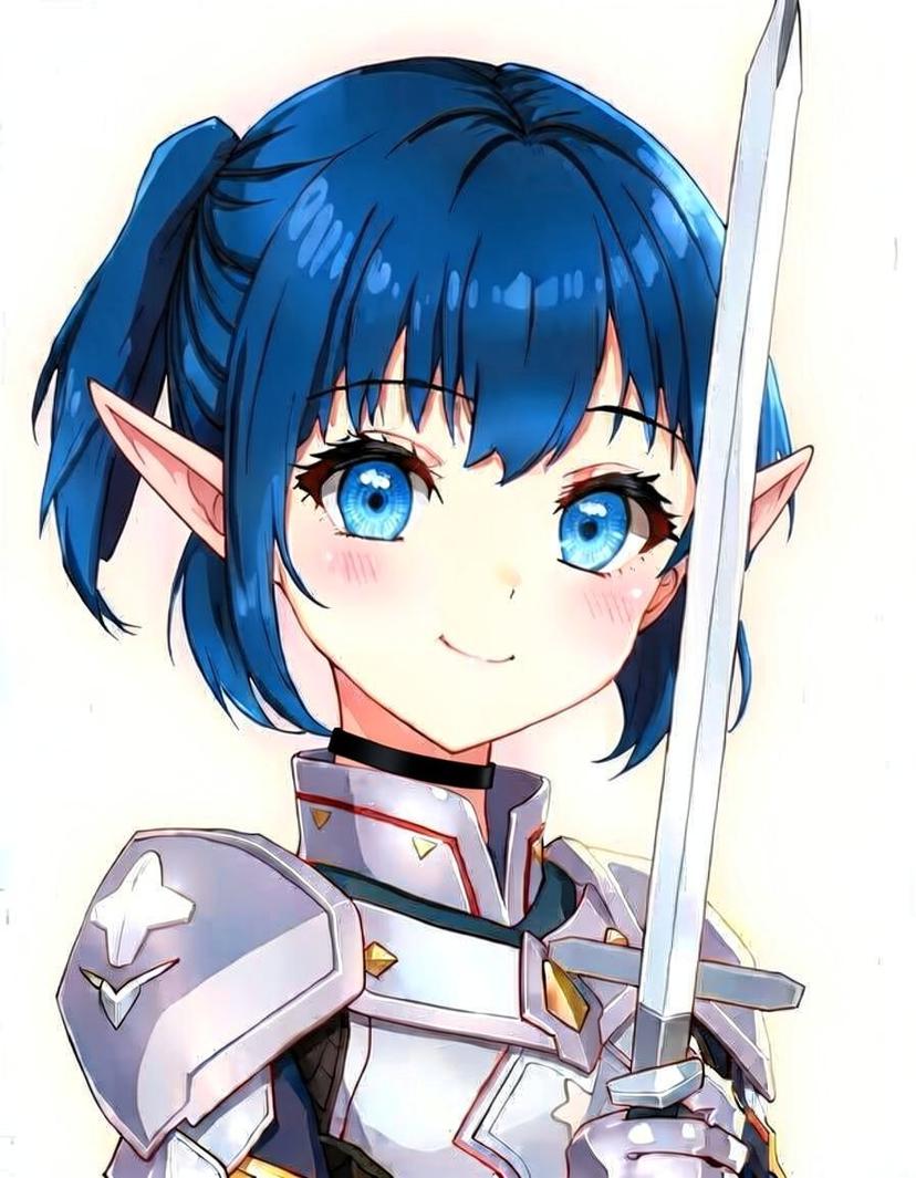 Mamsie, a Waifu OC made on GenTube