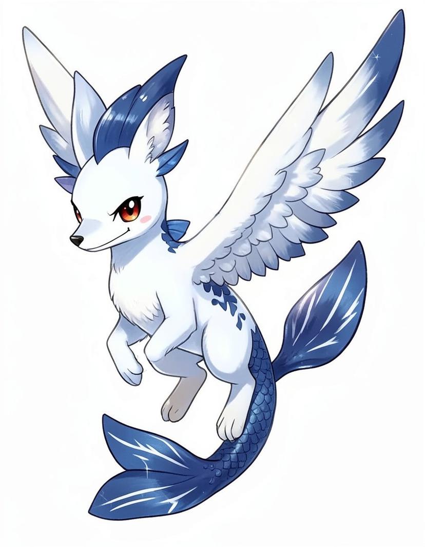 Ripplevix, a Pokemon OC made on GenTube