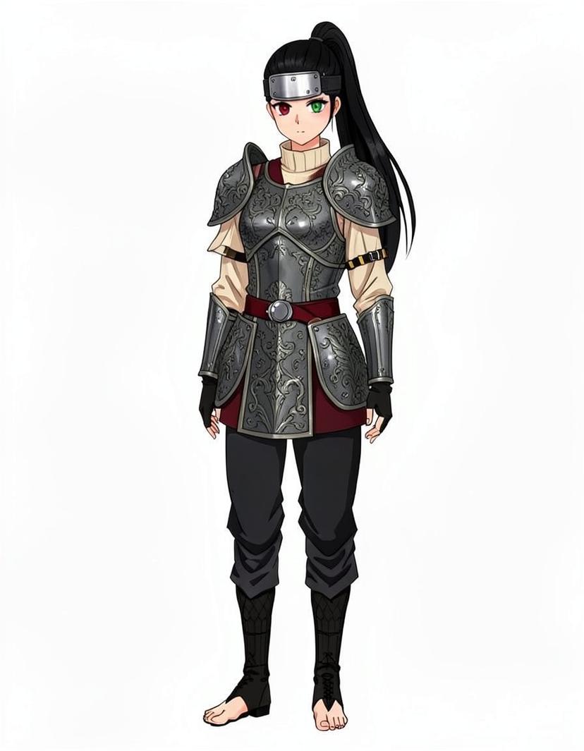 Ashen Blade, a Naruto OC made on GenTube