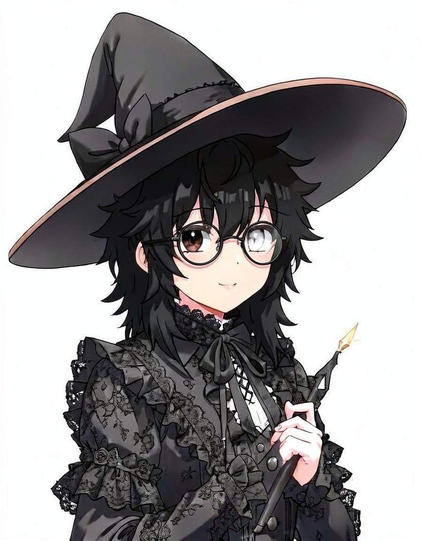 Midnight Veil, a Waifu OC made on GenTube