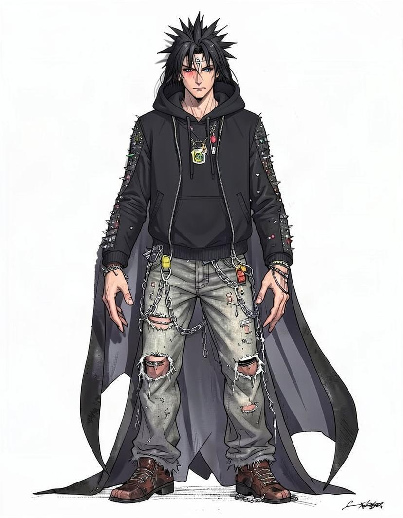 Goku, a Jujutsu Kaisen OC made on GenTube