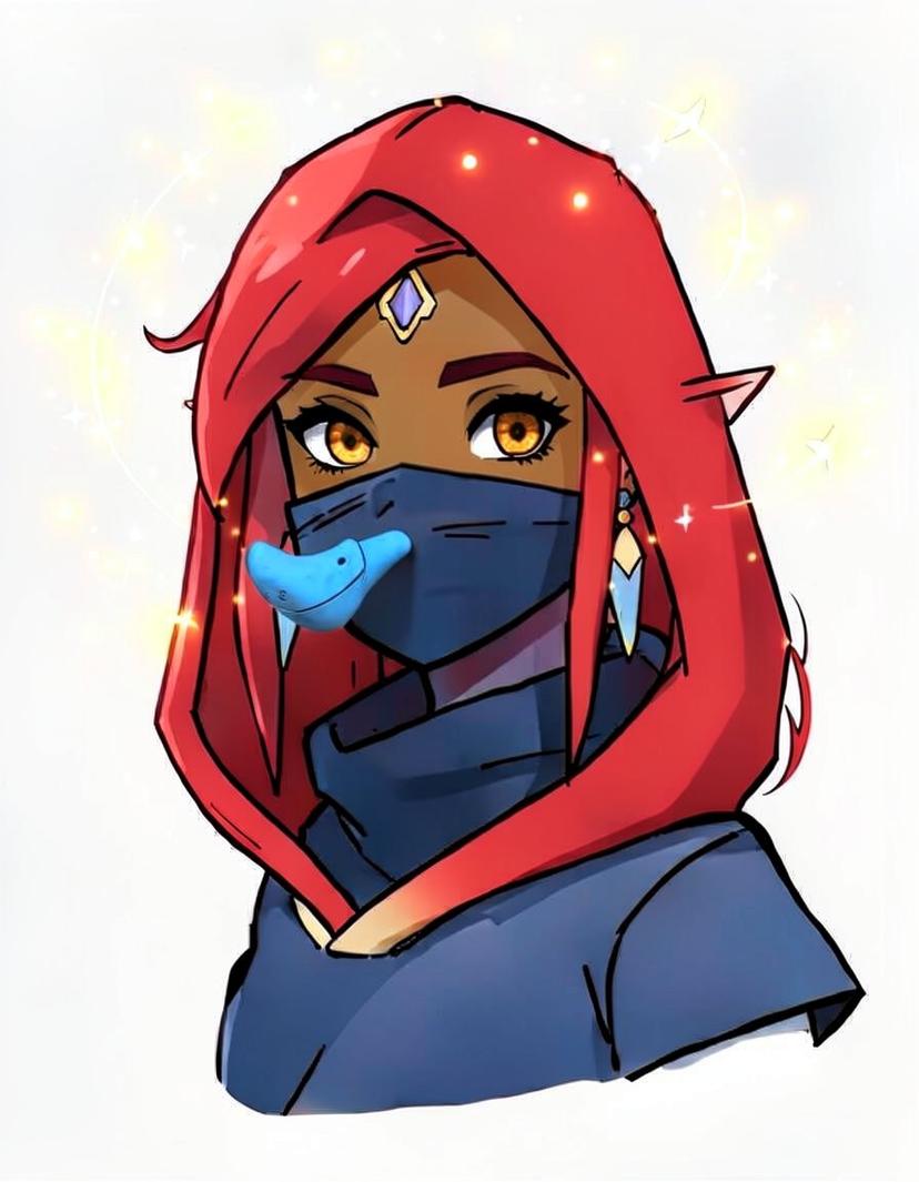 Sunfire Veil, a Zelda OC made on GenTube