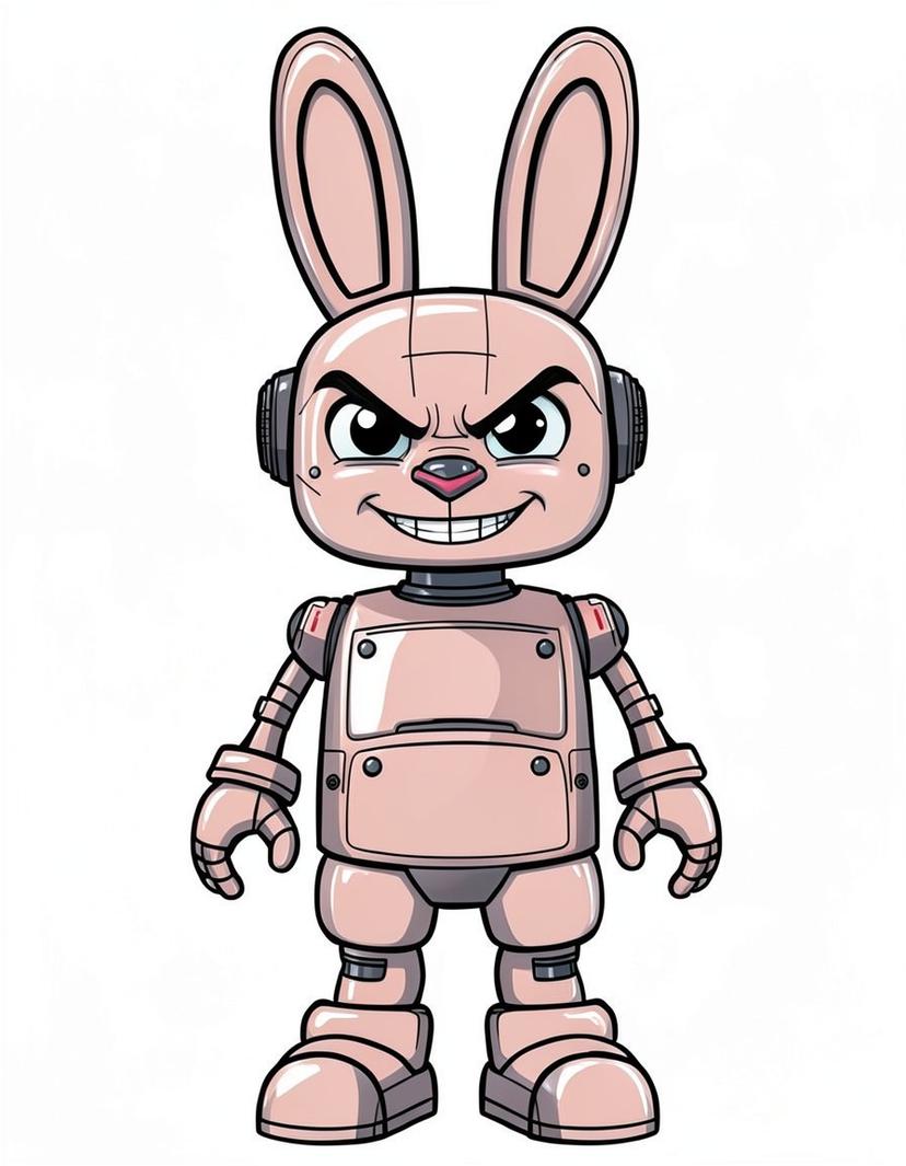 Circuit Cottontail, a FNAF OC made on GenTube