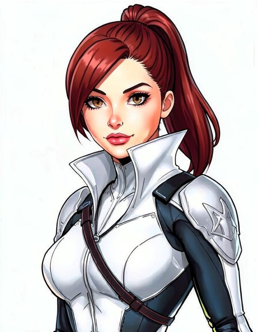 White Widow, a Marvel Superhero OC made on GenTube
