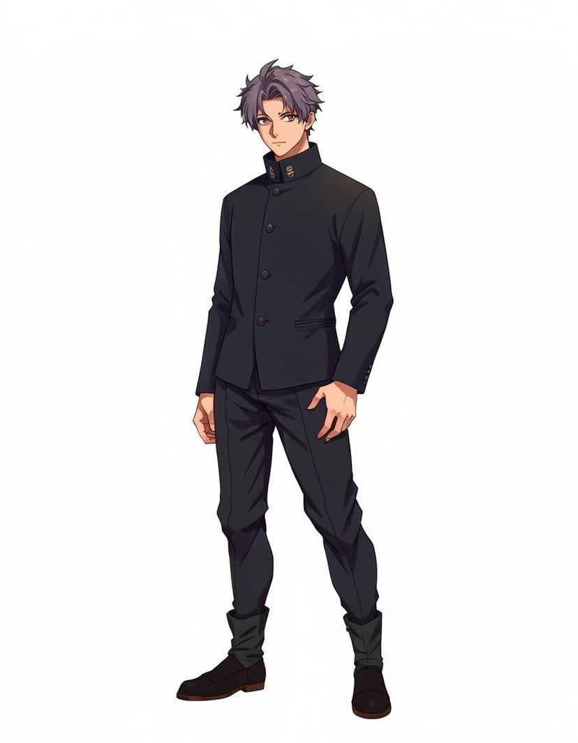 Shin Noctis, a Jujutsu Kaisen OC made on GenTube