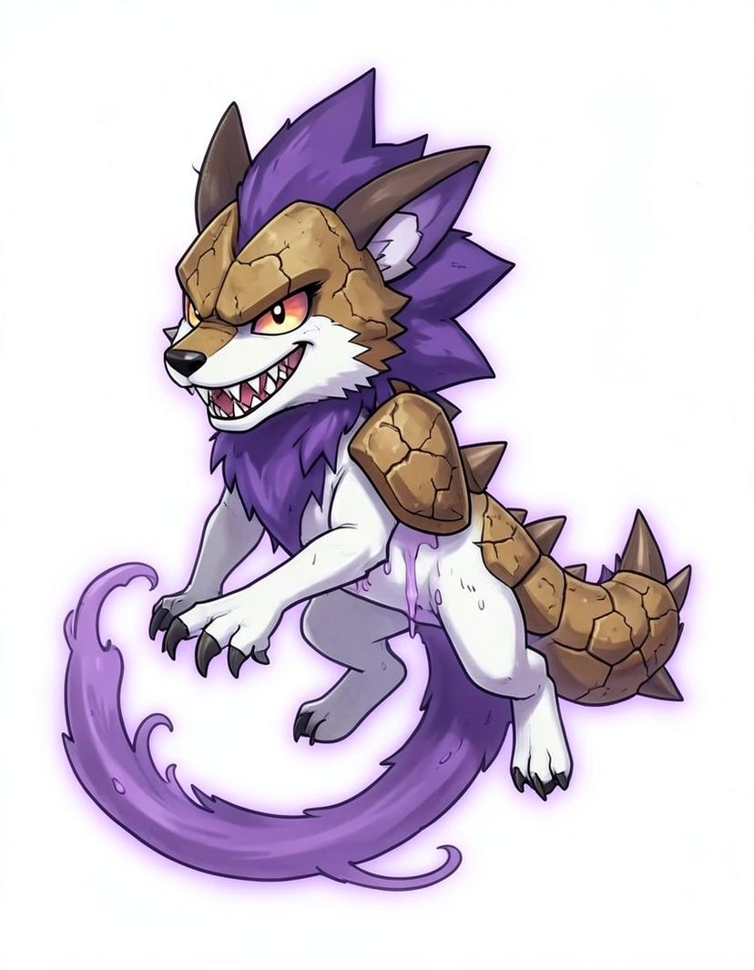 Specterlupe, a Pokemon OC made on GenTube