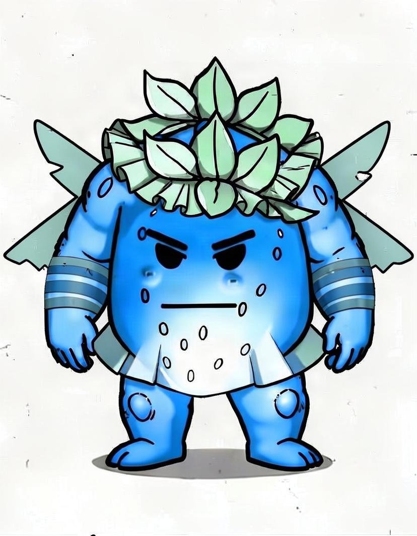 Strawberry Sprig, a Dandys World OC made on GenTube