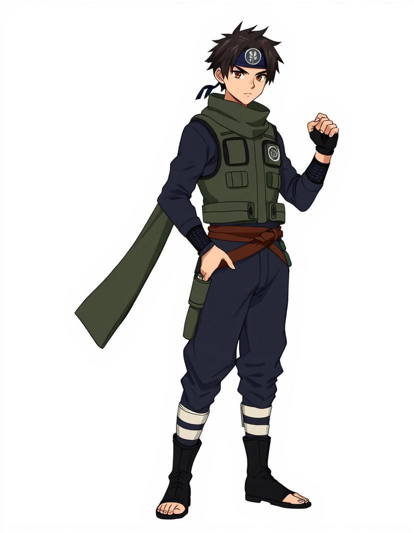Kageleaf, a Naruto OC made on GenTube