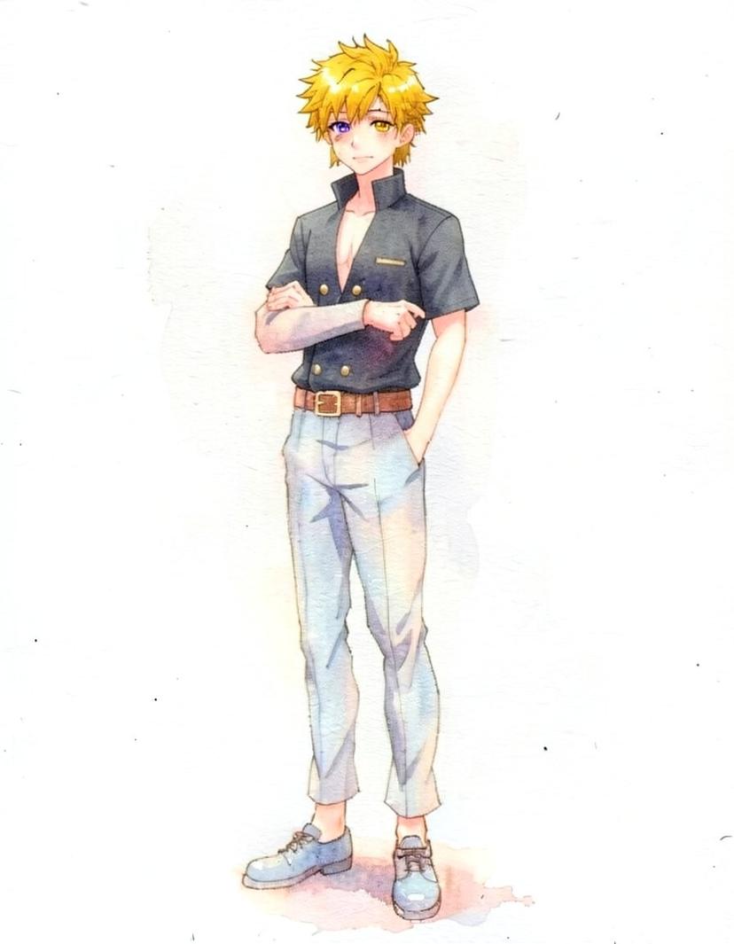 Kaze Arakawa, a Jujutsu Kaisen OC made on GenTube