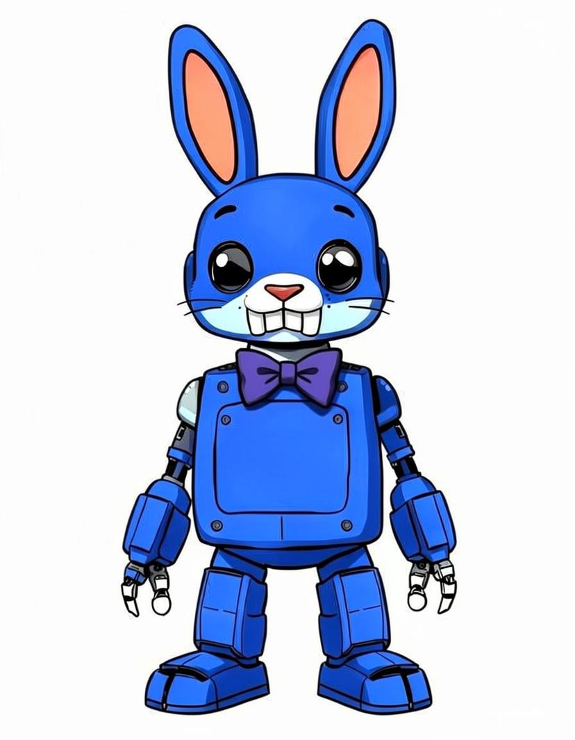 bonnie 3.0, a FNAF OC made on GenTube