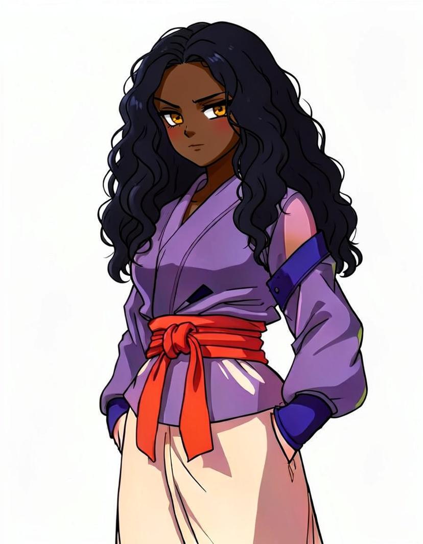 Amber, a Dragon Ball OC made on GenTube