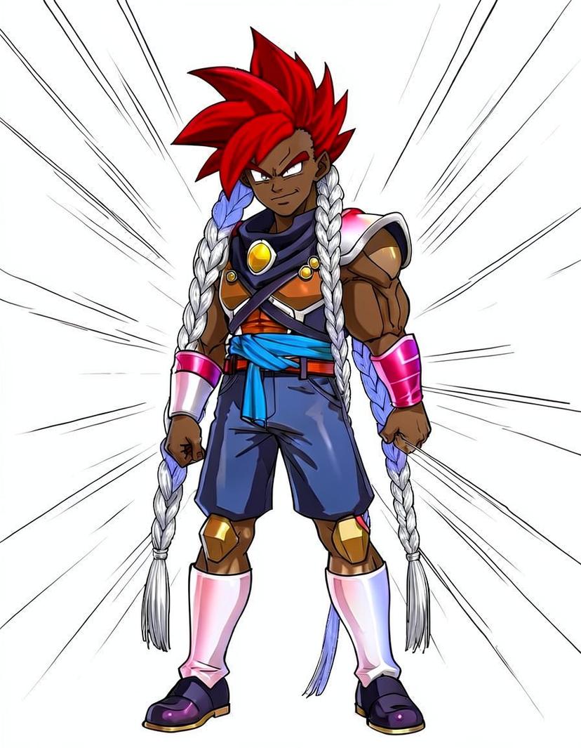 Razean, a Dragon Ball OC made on GenTube