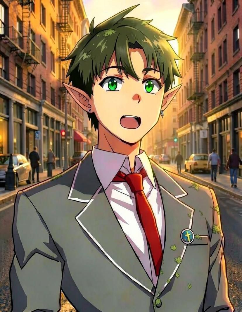 Lumon Crest, a My Hero Academia OC made on GenTube