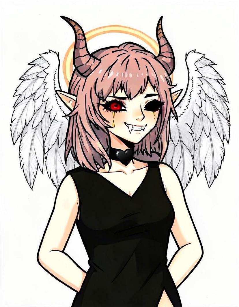 Alex, a Hazbin Hotel OC made on GenTube