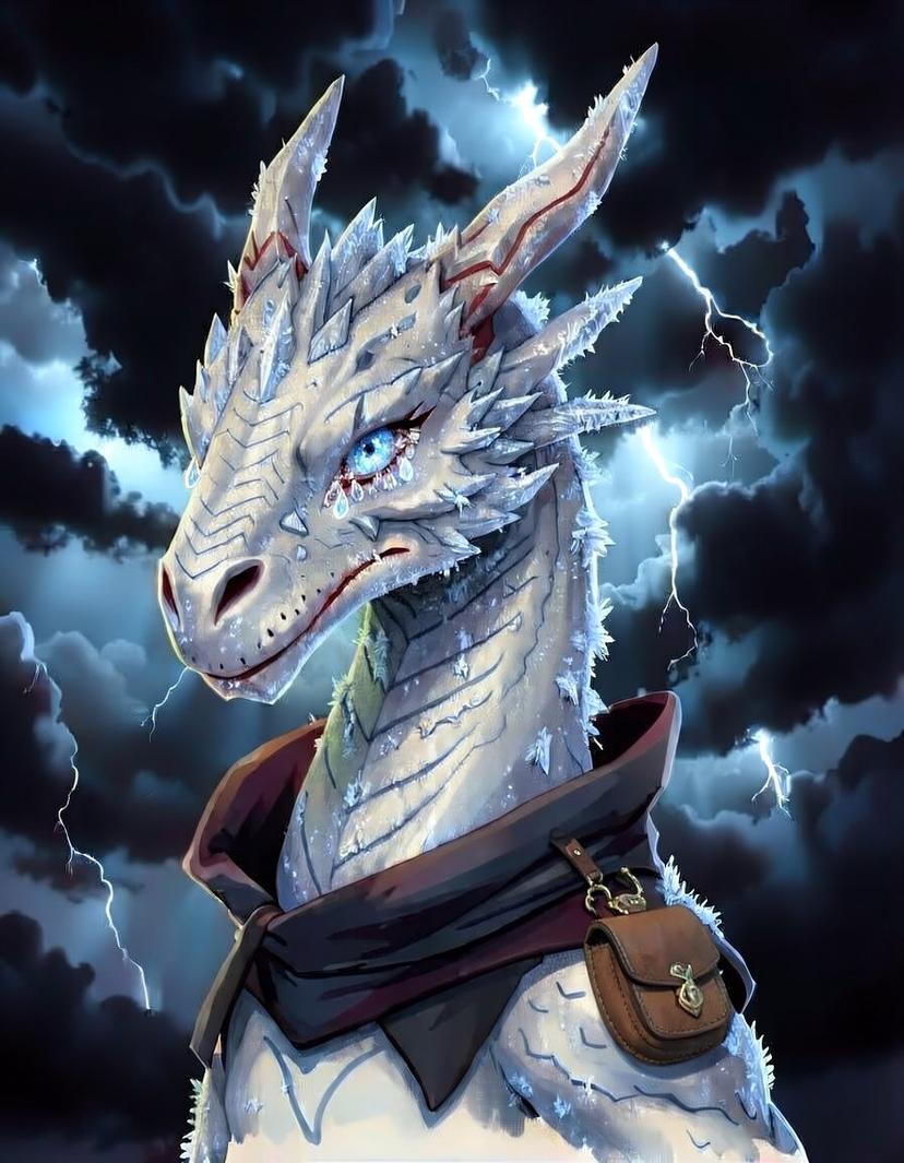 Glacier Fang, a Wings of Fire OC made on GenTube