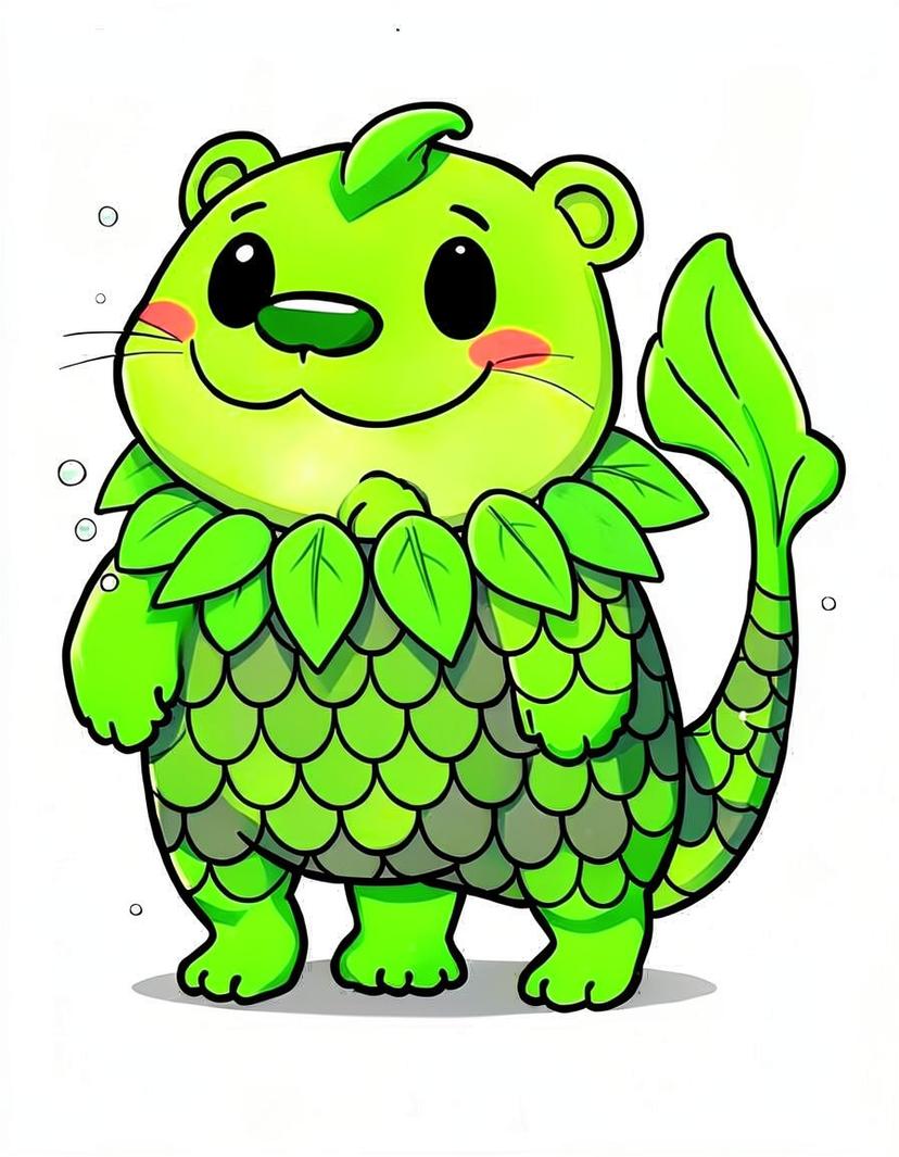 Leafspout, a Pokemon OC made on GenTube