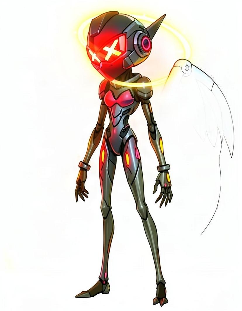 Nightshade, a Murder Drones OC made on GenTube