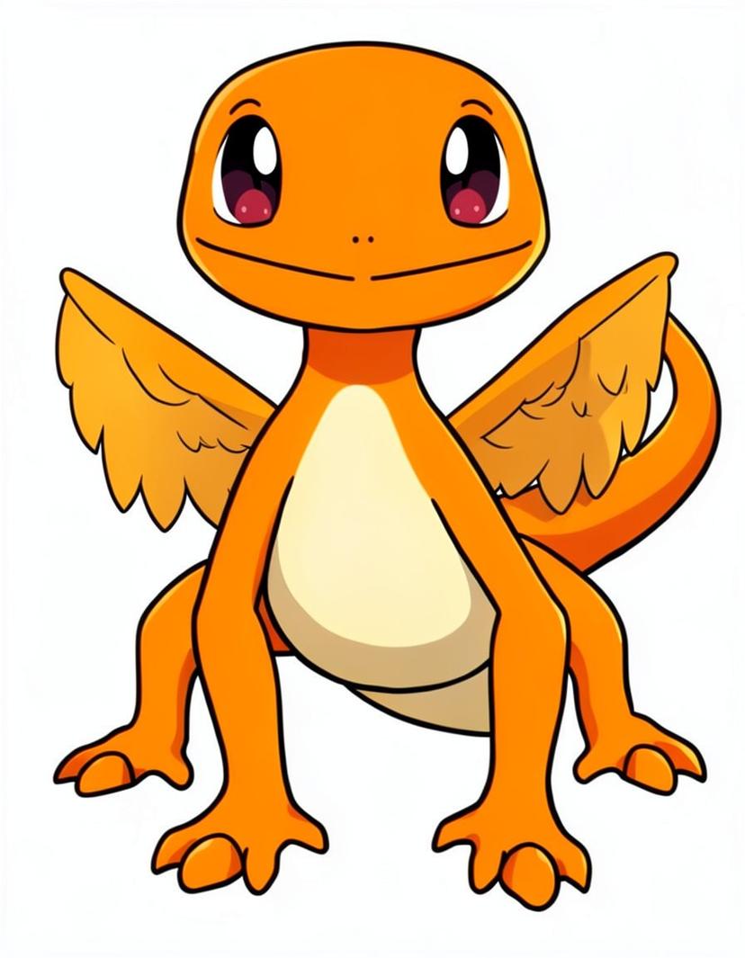 Scorchrex, a Pokemon OC made on GenTube