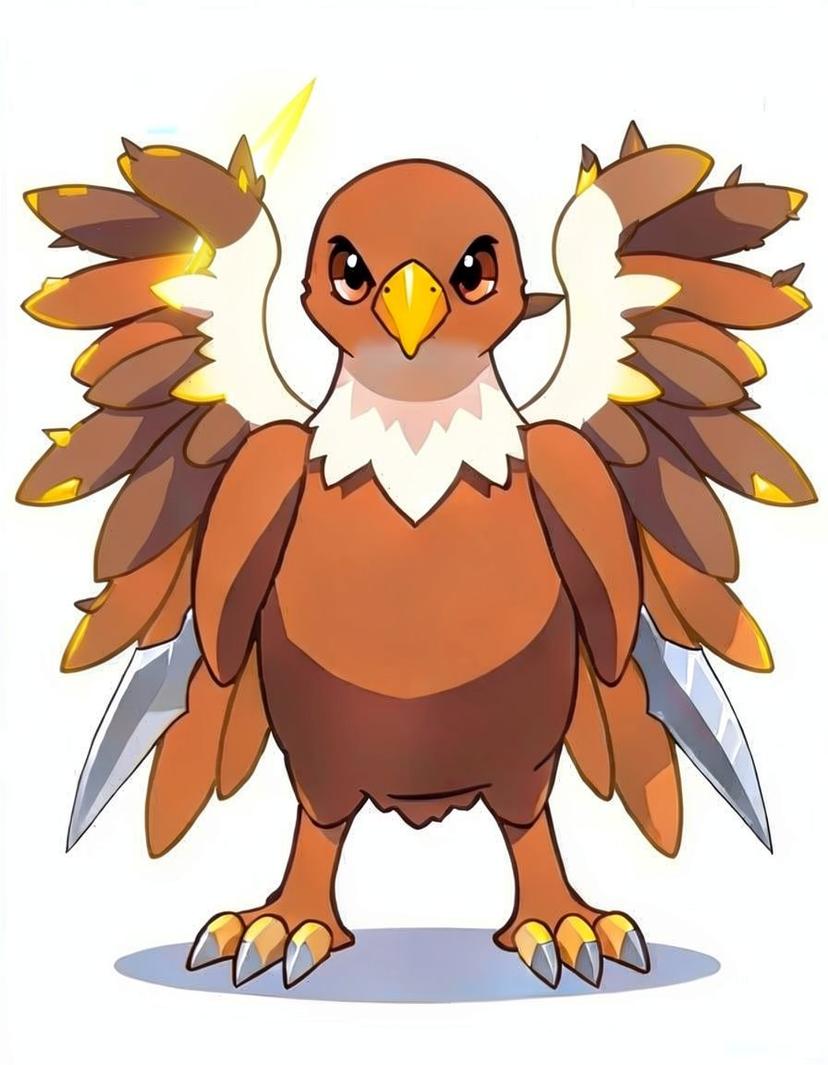 Eagle, a Pokemon OC made on GenTube