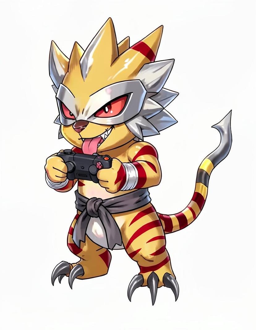 Murkstripe, a Pokemon OC made on GenTube