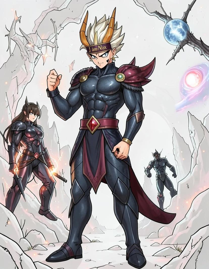 Nox uzumaki, a Naruto OC made on GenTube