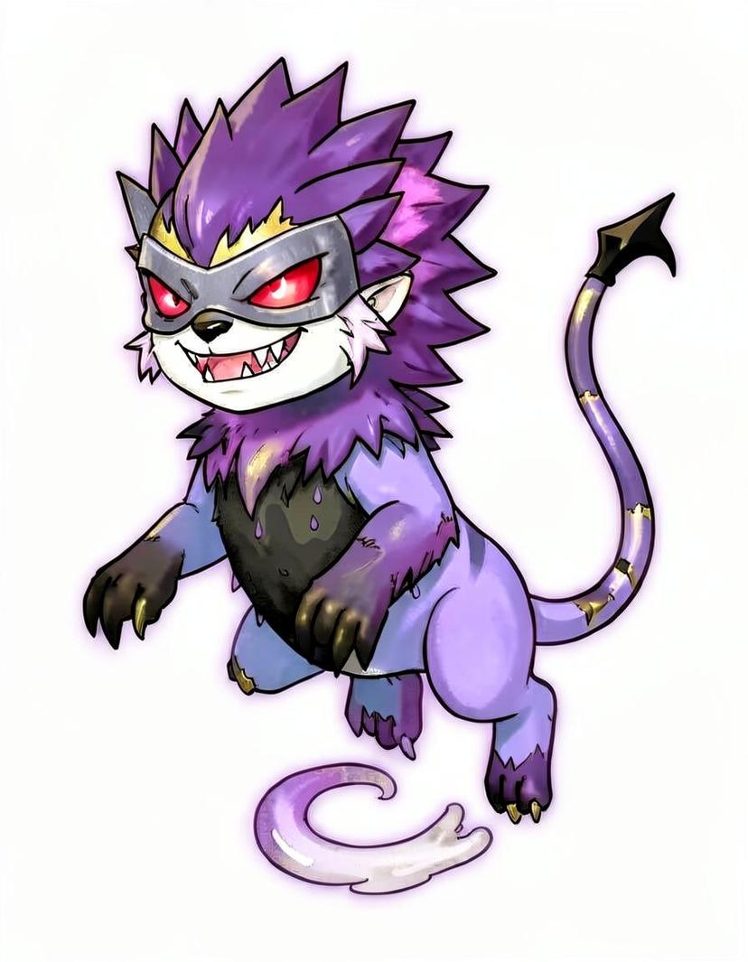 Grim, a Pokemon OC made on GenTube