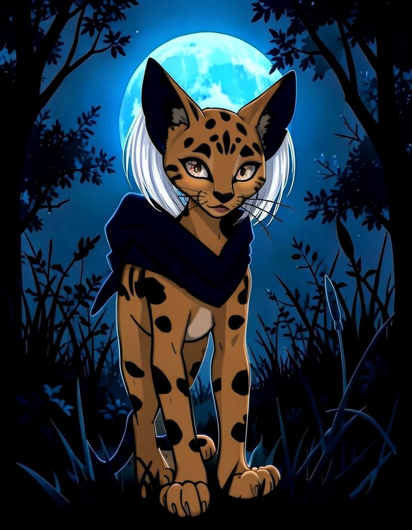 Silverclaw, a Warrior Cats OC made on GenTube