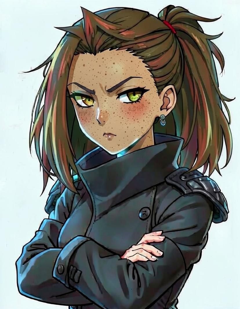 Emily, a Fourth Wing OC made on GenTube