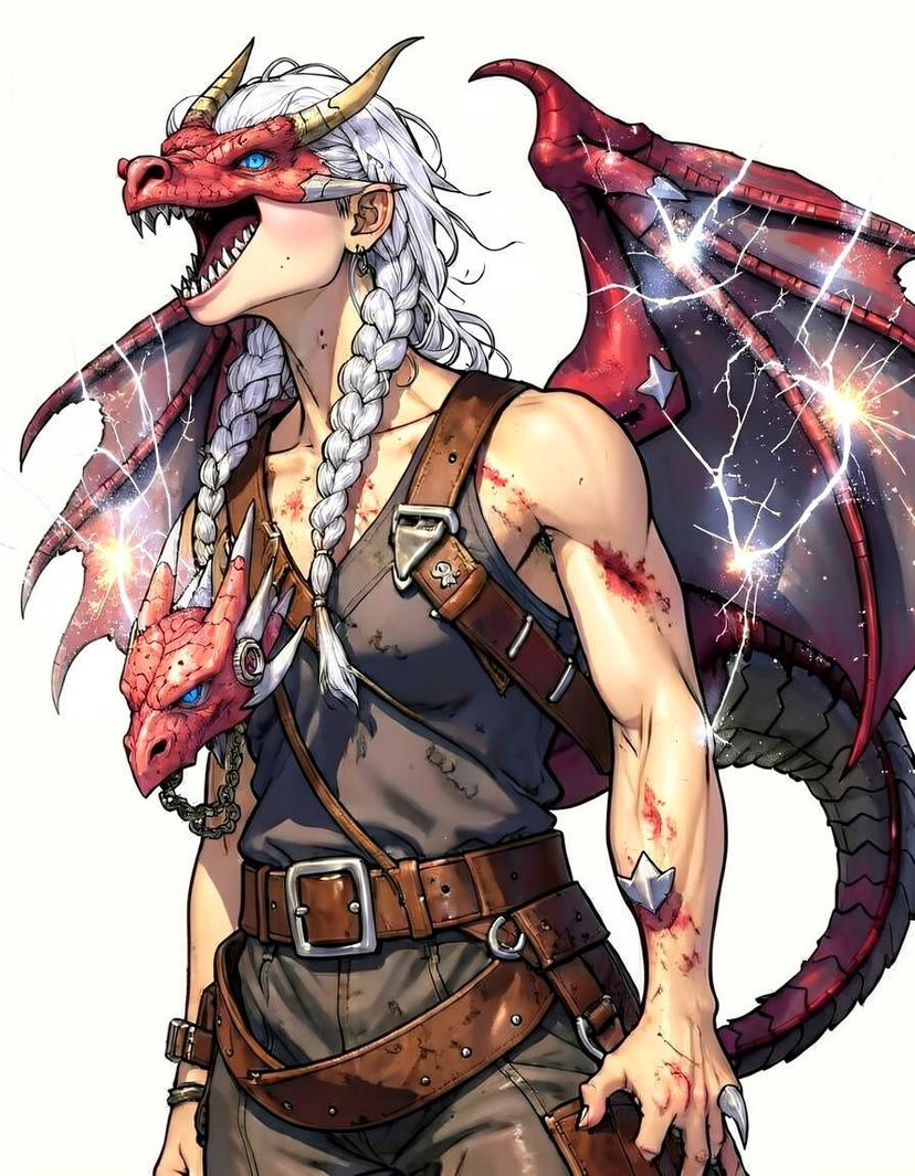 Stormscar, a Game of Thrones Dragon OC made on GenTube