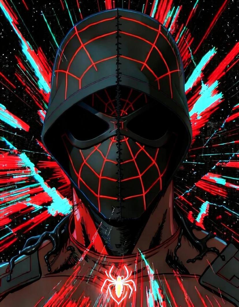NightWeave, a Spider Man OC made on GenTube