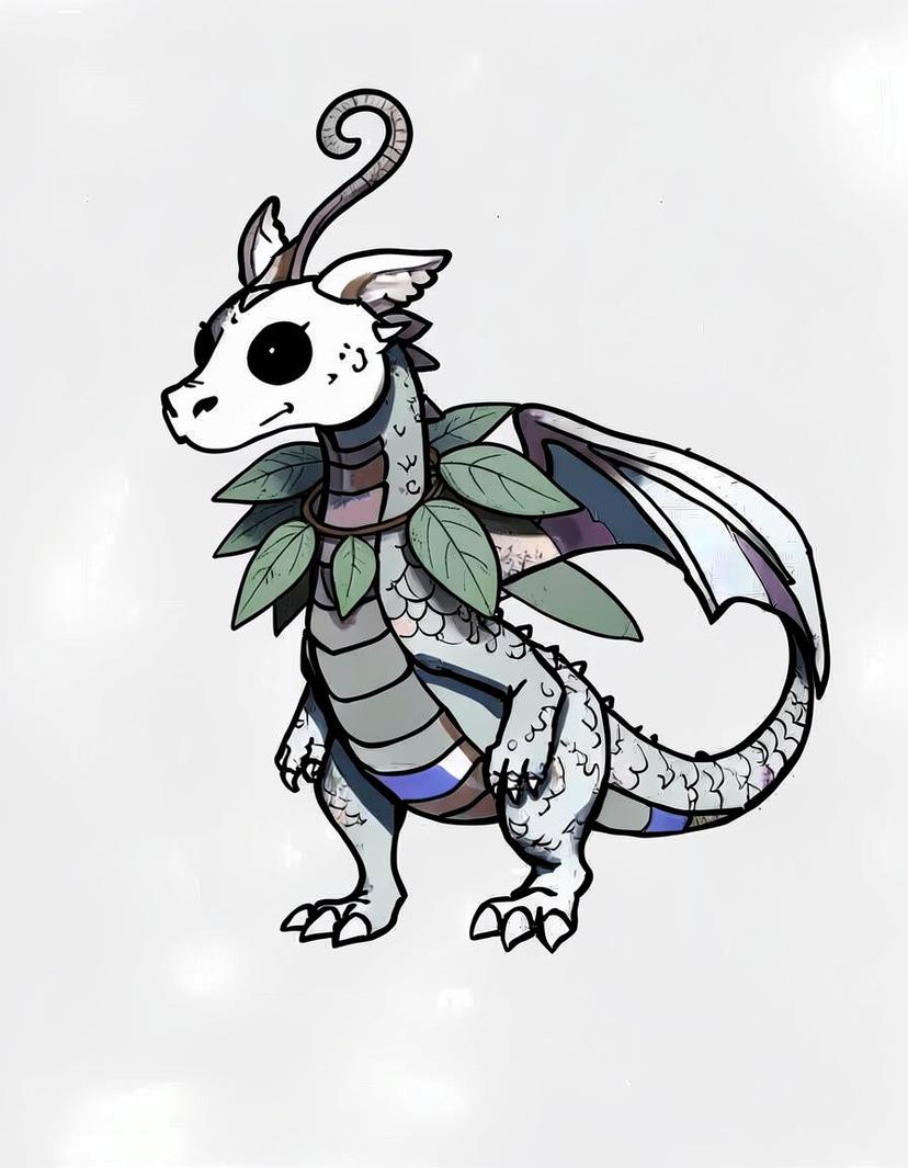 Snowleaf Serpent, a Pokemon OC made on GenTube