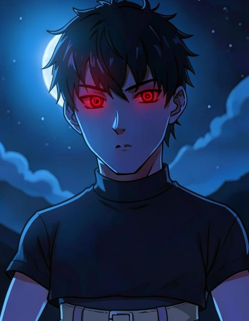 Ravencrest, a Naruto OC made on GenTube