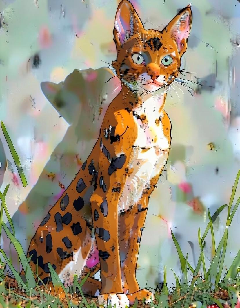 Embershade, a Warrior Cats OC made on GenTube