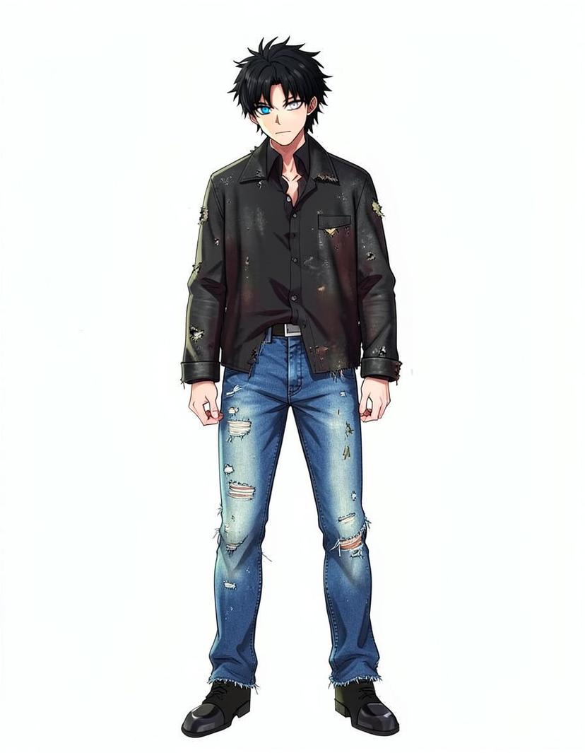 Tomo Shiraishi, a Jujutsu Kaisen OC made on GenTube
