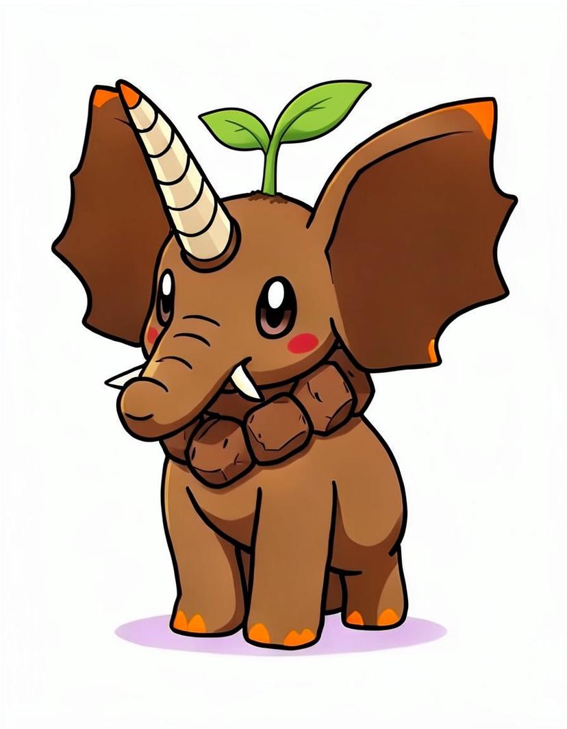 Cragphant, a Pokemon OC made on GenTube