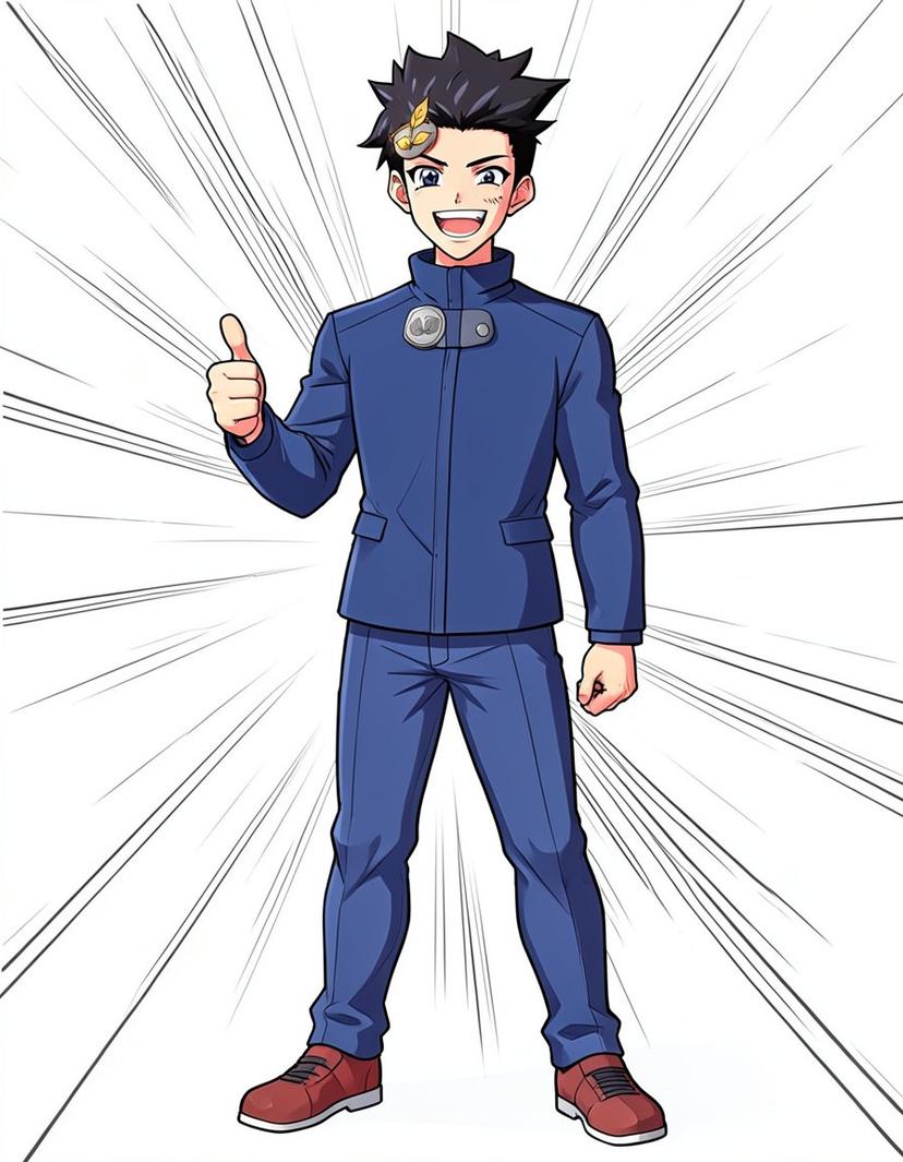 Leafblade, a Naruto OC made on GenTube