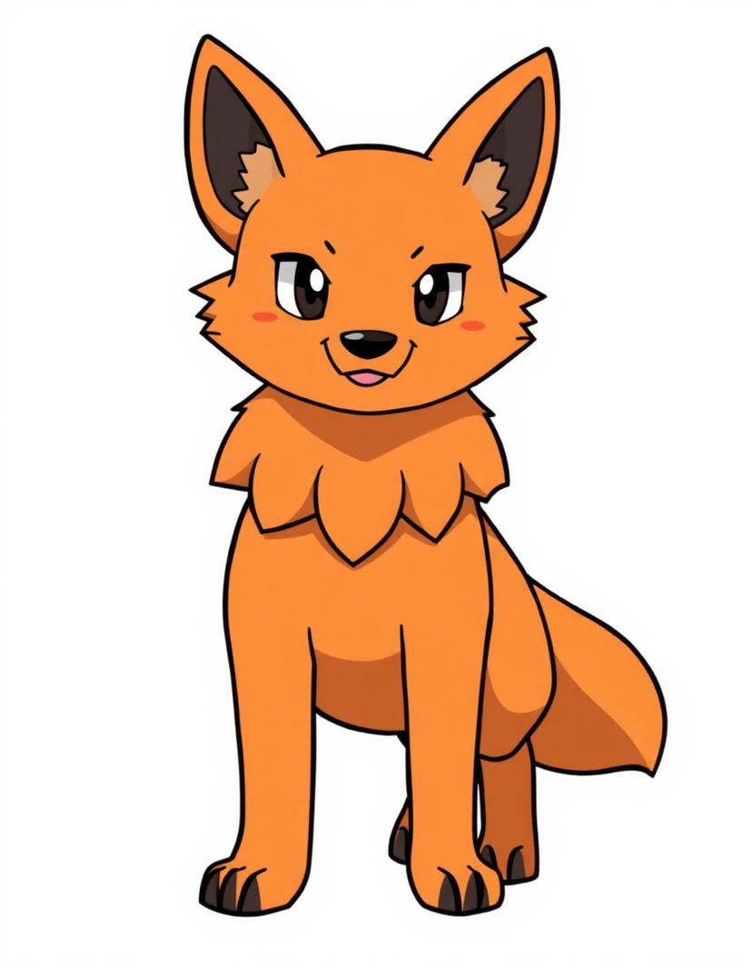 Novawolf, a Pokemon OC made on GenTube